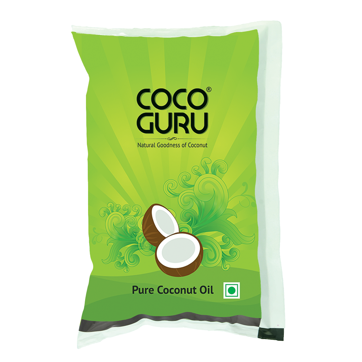 High Grade Coconut Oil in Pouch 1 Litre